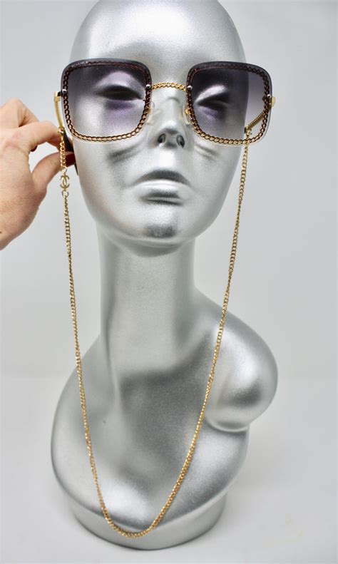 chanel chain glasses